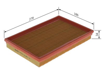 Air Filter BOSCH F 026 400 574