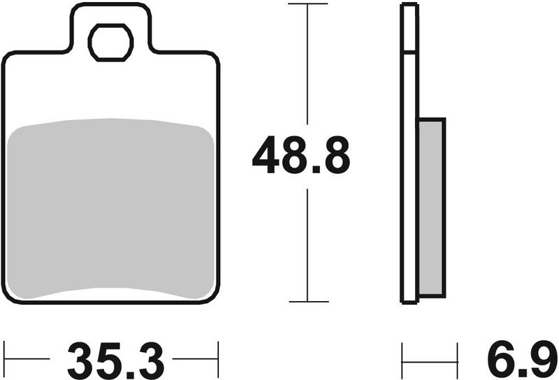 BREMBO 07019 Brake Pad Set, disc brake