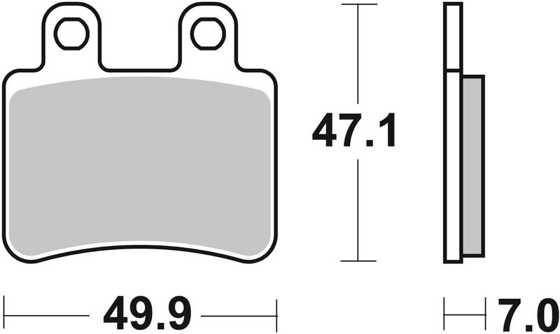BREMBO 07048 Brake Pad Set, disc brake