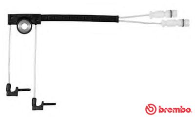 Warning Contact, brake pad wear BREMBO A 00 281