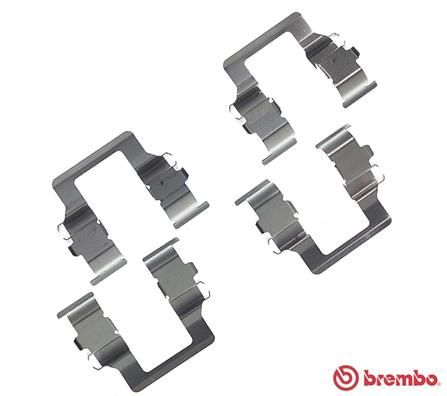 BREMBO A 02 201 Accessory Kit, disc brake pad