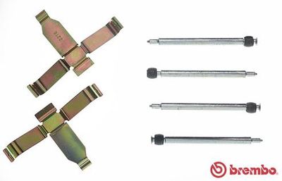 Accessory Kit, disc brake pad BREMBO A 02 204