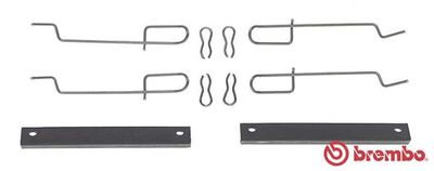 Accessory Kit, disc brake pad BREMBO A 02 218