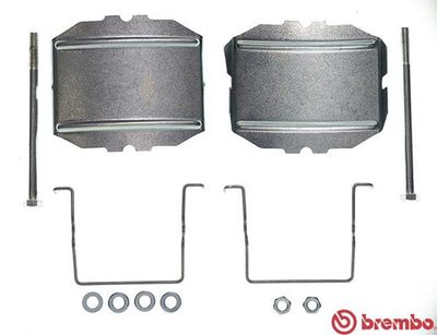 Accessory Kit, disc brake pad BREMBO A 02 232