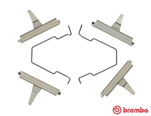 BREMBO A 02 243 Accessory Kit, disc brake pad