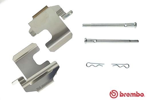 BREMBO A 02 244 Accessory Kit, disc brake pad