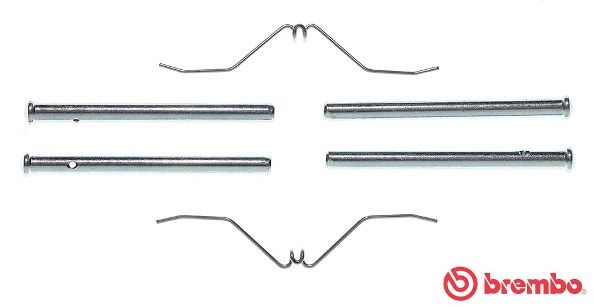 BREMBO A 02 264 Accessory Kit, disc brake pad