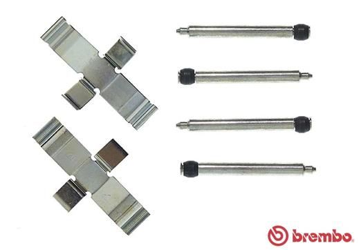 BREMBO A 02 268 Accessory Kit, disc brake pad