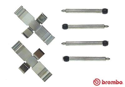 Accessory Kit, disc brake pad BREMBO A 02 268