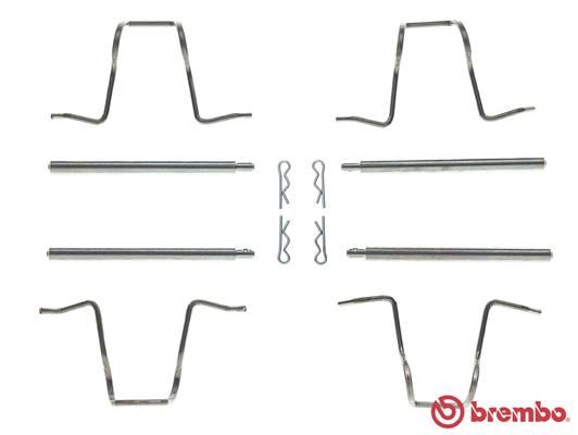 BREMBO A 02 274 Accessory Kit, disc brake pad