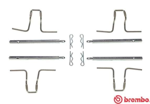 BREMBO A 02 278 Accessory Kit, disc brake pad