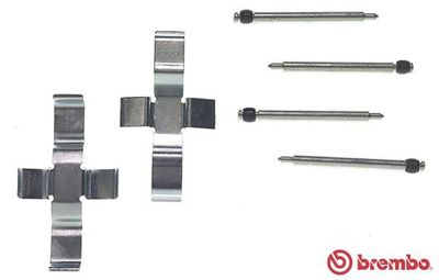 Accessory Kit, disc brake pad BREMBO A 02 279