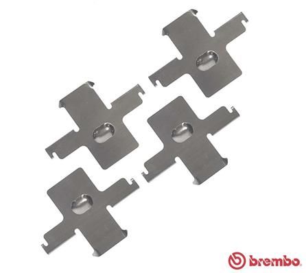 BREMBO A 02 290 Accessory Kit, disc brake pad