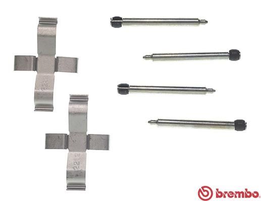 BREMBO A 02 295 Accessory Kit, disc brake pad