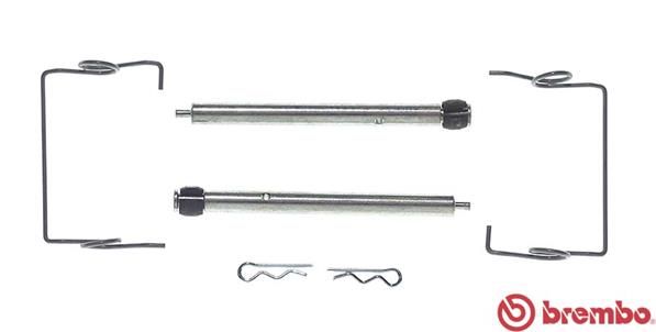 BREMBO A 02 301 Accessory Kit, disc brake pad