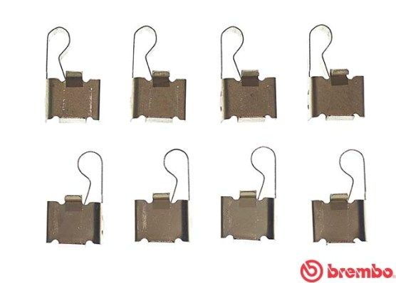 BREMBO A 02 306 Accessory Kit, disc brake pad