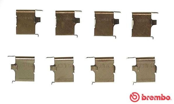 BREMBO A 02 310 Accessory Kit, disc brake pad
