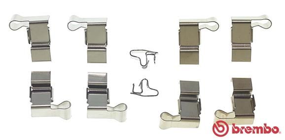 BREMBO A 02 312 Accessory Kit, disc brake pad