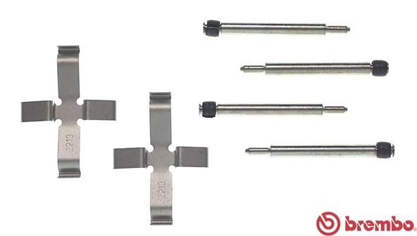 BREMBO A 02 315 Accessory Kit, disc brake pad