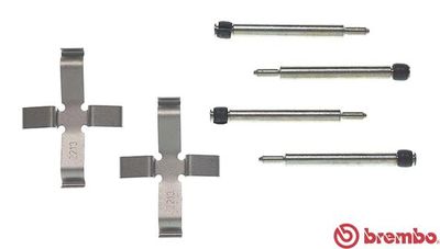 Accessory Kit, disc brake pad BREMBO A 02 315