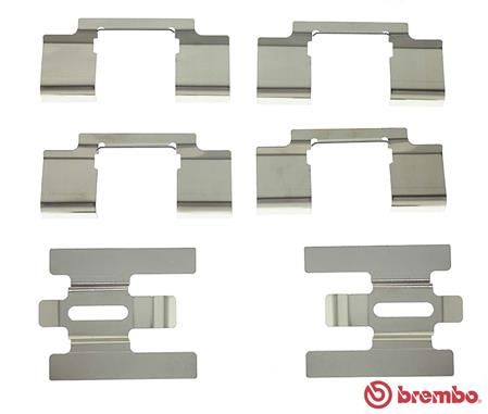 BREMBO A 02 317 Accessory Kit, disc brake pad
