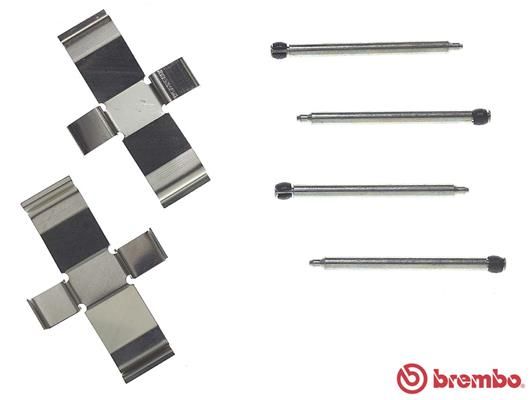 BREMBO A 02 321 Accessory Kit, disc brake pad