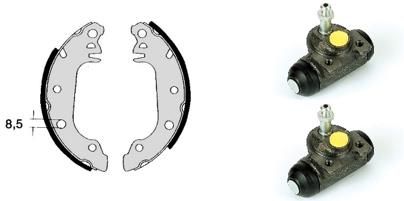 BREMBO H 24 004 Brake Shoe Set
