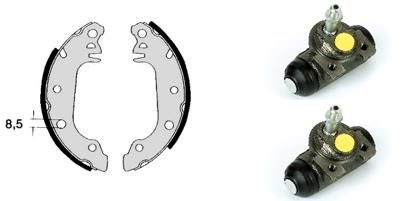 BREMBO H 24 005 Brake Shoe Set