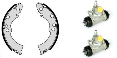 BREMBO H 56 004 Brake Shoe Set