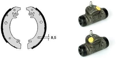 BREMBO H 61 020 Brake Shoe Set