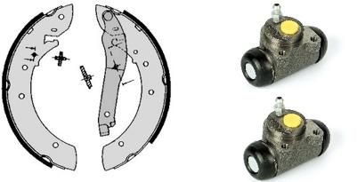 BREMBO H 61 032 Brake Shoe Set