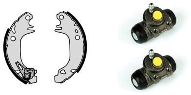 BREMBO H 61 057 Brake Shoe Set