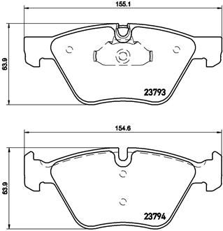 BREMBO P 06 057 Brake Pad Set, disc brake