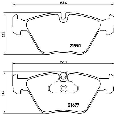 BREMBO P 06 065 Brake Pad Set, disc brake