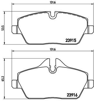 BREMBO P 06 067 Brake Pad Set, disc brake