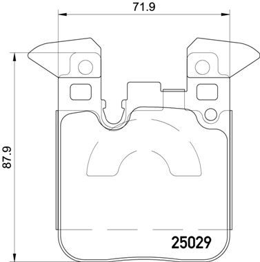 BREMBO P 06 087 Brake Pad Set, disc brake