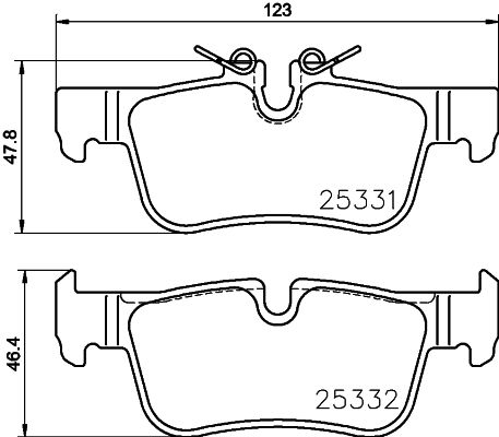 BREMBO P 06 094E Brake Pad Set, disc brake