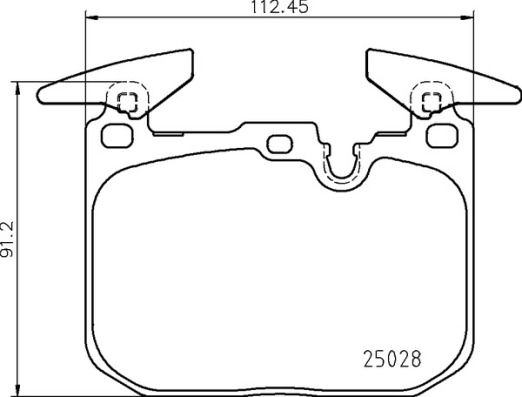 BREMBO P 06 098 Brake Pad Set, disc brake