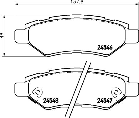 BREMBO P 09 014 Brake Pad Set, disc brake