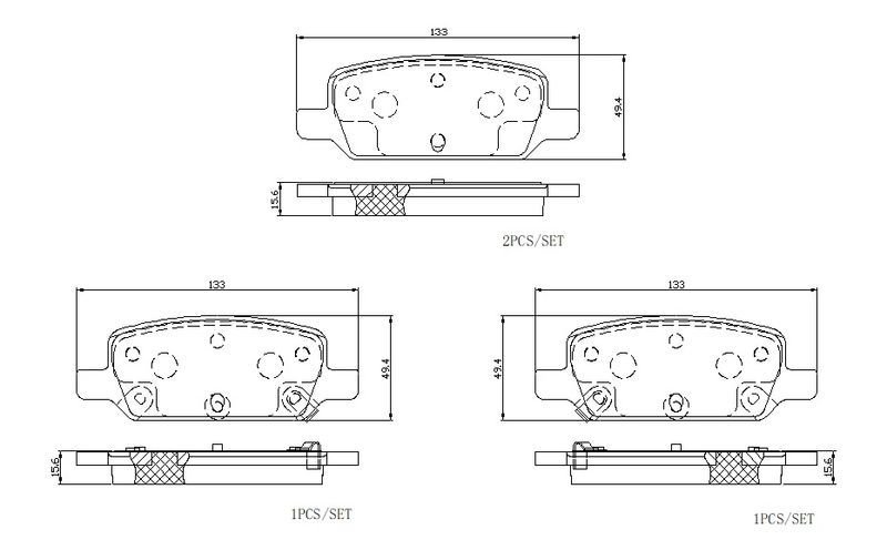 BREMBO P 09 027E Brake Pad Set, disc brake