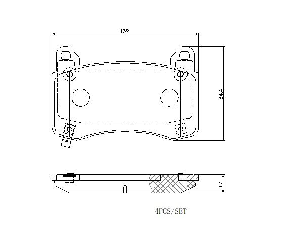 BREMBO P 09 029E Brake Pad Set, disc brake