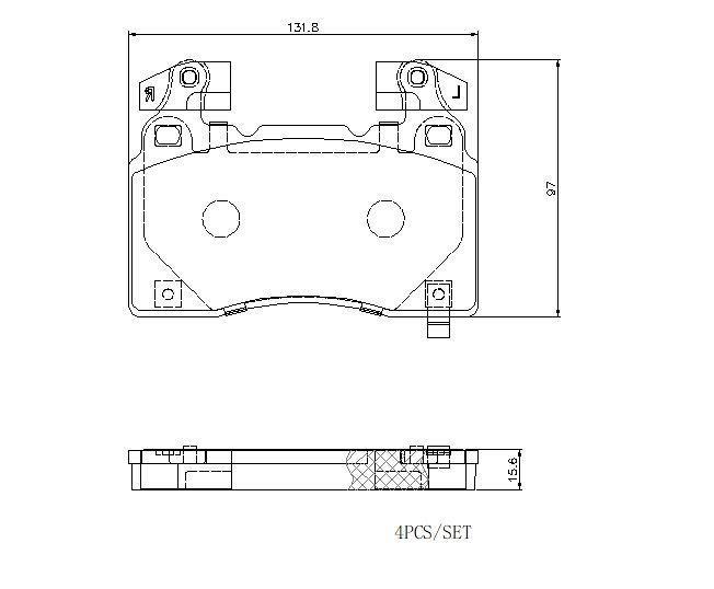 BREMBO P 10 064E Brake Pad Set, disc brake