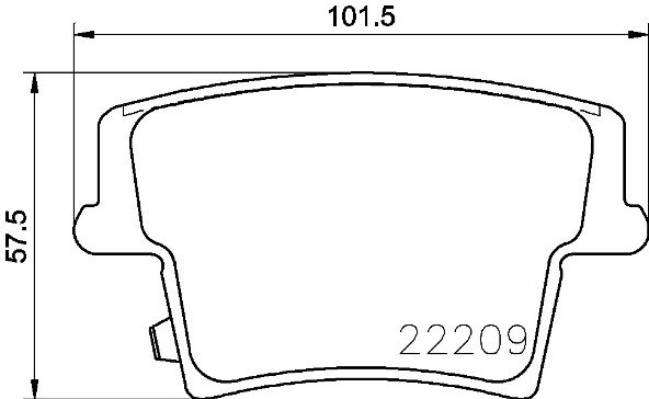 BREMBO P 11 040 Brake Pad Set, disc brake