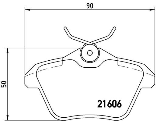BREMBO P 23 067 Brake Pad Set, disc brake