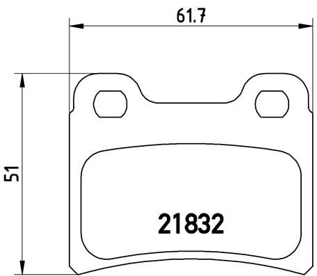 BREMBO P 24 030 Brake Pad Set, disc brake