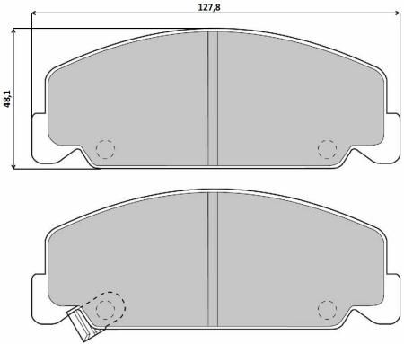BREMBO P 28 018 Brake Pad Set, disc brake