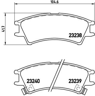 BREMBO P 30 011 Brake Pad Set, disc brake