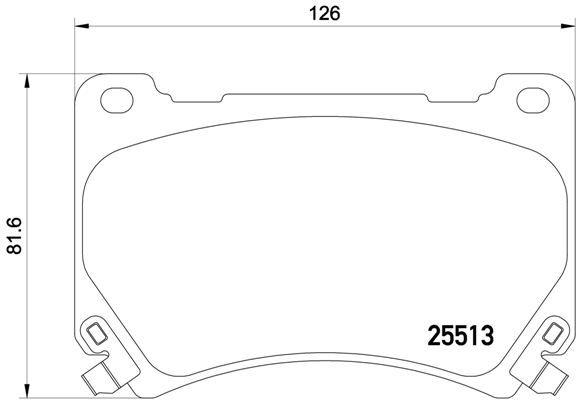 BREMBO P 30 052 Brake Pad Set, disc brake