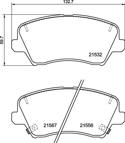 BREMBO P 30 123 Brake Pad Set, disc brake