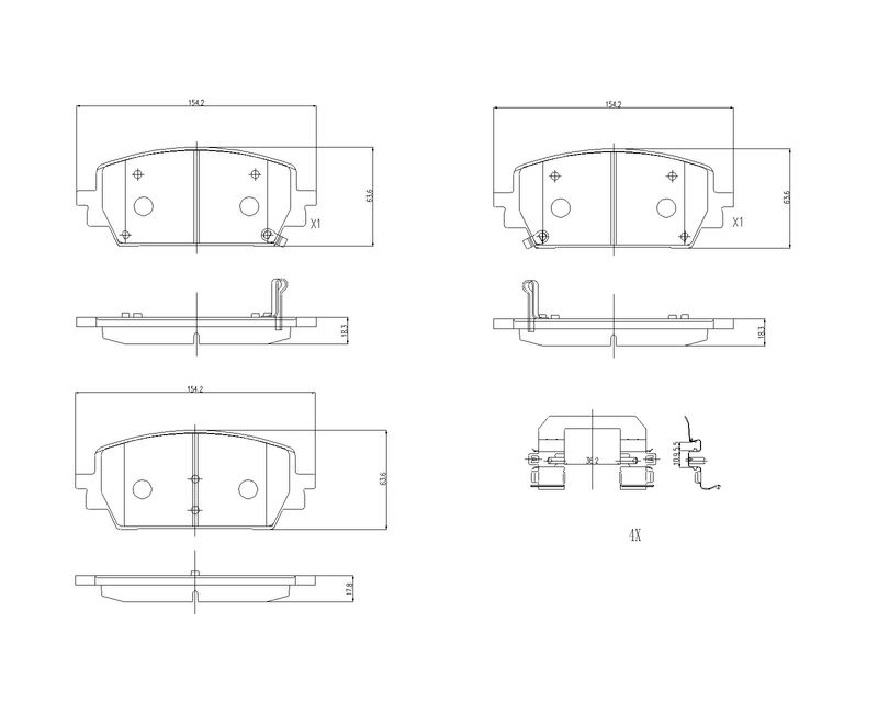 BREMBO P 30 151 Brake Pad Set, disc brake